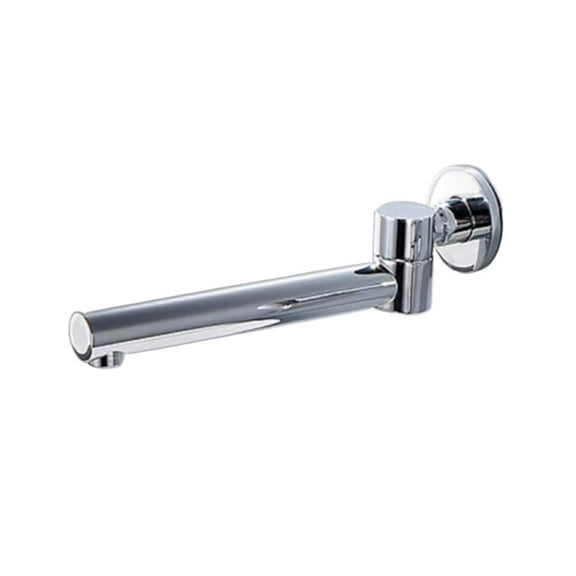 Bathroom Basin Faucet Tap, Mixer Swivel Spout Accessories Wall Mounted Water Outlet Black Grey Brass Bathtub Faucet Bibcock ,Leakproof Design