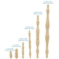 thumbnail image 5 of Wooden Baluster Spindles 5-3/4", Pack of 1000 Wood Spindles for Crafts, Woodworking, and Furniture, by Woodpeckers, 5 of 7