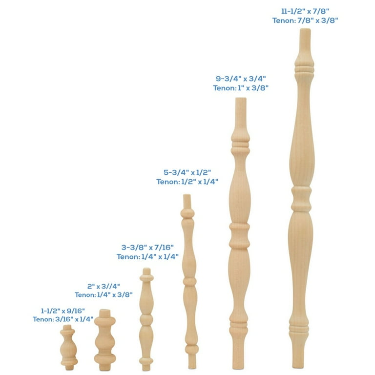 Decorative Wood Spindles Shelly Lighting