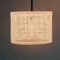 thumbnail image 5 of Eease E27 Rattan Lamp Shade Weaving Craft Chandelier Light Cover, 5 of 6