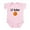 Petal Pink, variant on CafePress - Lil' Baller Infant Bodysuit - Baby Light Bodysuit, Size Newborn - 24 Months
