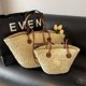 thumbnail image 5 of Female Weave Beach Tote Bags Luxury Designer Underarm Bag for Lady Travel Handbag Large Capacity Woman Shopping Shoulder Bag, 5 of 5