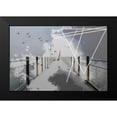 thumbnail image 2 of Kat 24x17 Black Modern Framed Museum Art Print Titled - Bridge, 2 of 5