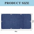 thumbnail image 3 of Vintage Navy Blue Fluorescent Light Covers, Farmhouse Retro Dark Solid Color Linen Texture Magnetic Light Covers for Ceiling Lights, Fluorescent Ceiling Shade for Classroom Office 4x2Ft x 3PCS, 3 of 8