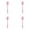 Pink, variant on 4 PCS Mini Silicone Spatulas 8.2 Inch Rubber Spatula Small Baking Mixing Tool for Nonstick Cookware Cooking Purple Green Pink Yellow Heat Resistant