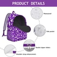 thumbnail image 3 of Artistic Tropical Butterfly Print Travel Backpack – Lightweight Oxford Backpack with Comfortable Carrying and Anti-theft Features Suitable for School, Gym, and Short Trips, 3 of 5