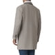 thumbnail image 3 of Abrigos de espiga Inspire Chic para hombres, corte clásico, abrigo de invierno de una sola fila, talla XL, gris, 3 of 6