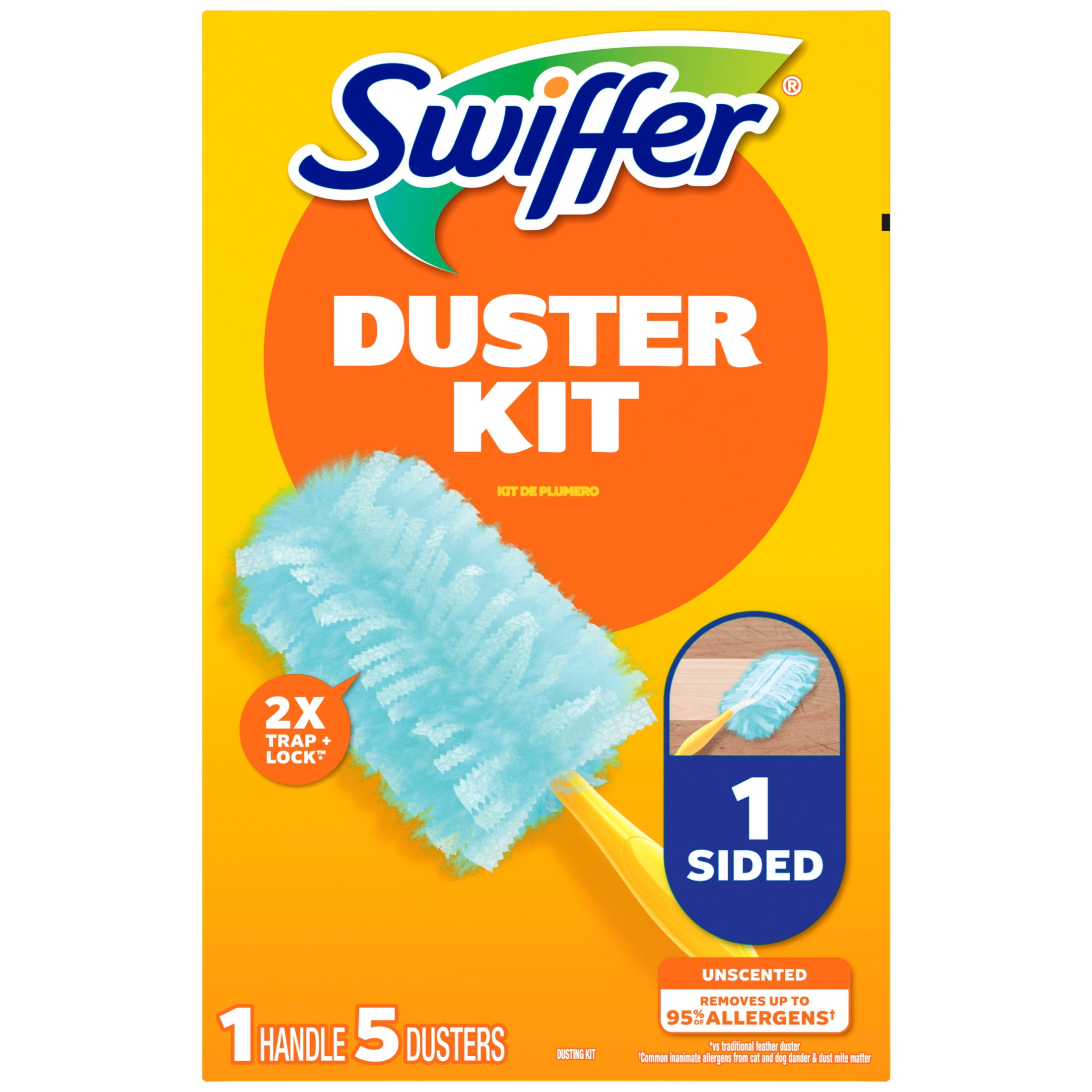 Swiffer Dusters Cleaning Kit, Feather Duster Alternative, Unscented