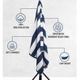 thumbnail image 6 of Utopia Towels Pack of 4 Cabana Beach Towels, Oversized 30 x 60 Inches Cotton Beach Towel Set, Smooth Ring Spun Texture for Pool and Swim Days, Modern Striped Design Bath Towels, Navy, 6 of 7
