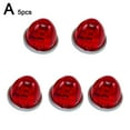thumbnail image 1 of 5PCS Watermelon Side Marker Lights for Trucks&Trailers12V-24V LED Lights with Stainless Steel Ring,IP65 Waterproof, Multi-Color LensEasy Install Vehicle Accessories for Semi Trucks, 1 of 8