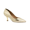thumbnail image 1 of Zapatilla Salamandra® Para Dama Stiletto Oro Ingles dorado 25, 1 of 7
