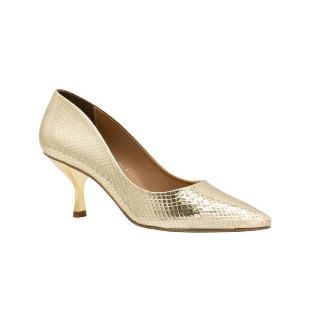 Zapatilla Salamandra® Para Dama Stiletto Oro Ingles dorado 25