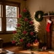thumbnail image 4 of 12 Bolas Navideñas de Terciopelo Flocado de 6 Cm, de Plástico, para Colgar En El Árbol de Navidad, Color Marrón | Adornos Navideños Duraderos para Árboles, Puertas, Paredes, Chimeneas y Fiestas., 4 of 6