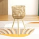 thumbnail image 5 of Cesta para plantas con patas, maceta minimalista creativa para exhibir flores. L, 5 of 9