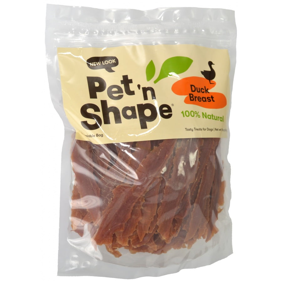 Pet 'n Shape Duck Breast Fillets All Natural Dog Treats, Duck, 1 Lb