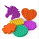 thumbnail image 4 of Push Pops Bubble Sensory Toy El autismo necesita juguetes blandos para aliviar el estrés (morado redondo) NikouMX Deportes, 4 of 8