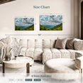 thumbnail image 4 of Elephant Stock Smoky Mountains Valley Wall Art - Horizontal Canvas Wall Art - Living Room Wall Decor - Nature Canvas - Blue And Green Decor - 36" x 24", 4 of 8