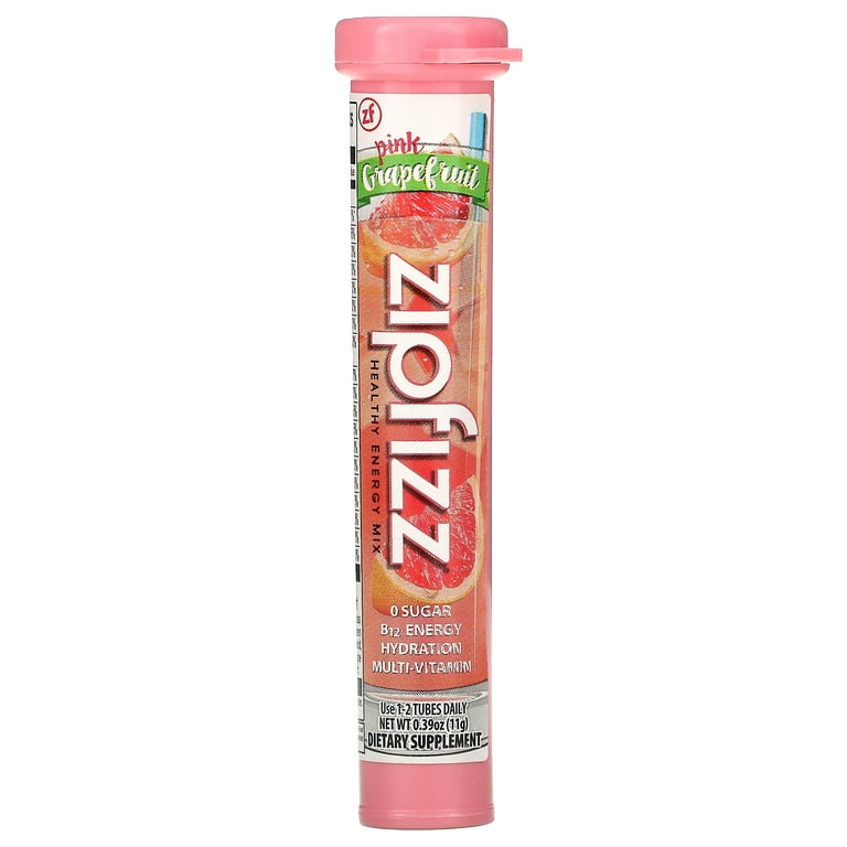 Zipfizz Energy Drink Mix, Pink Grapefruit, 20 ct, B12