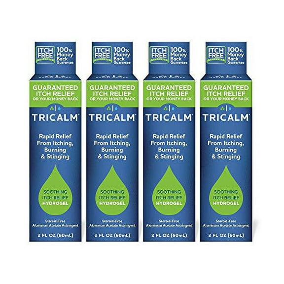 TriCalm Soothing Itch Relief Hydrogel 2 oz, 4 Count