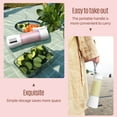thumbnail image 4 of Portable Blender for Shakes and Smoothies Personal Size Single Serve Travel Fruit Juicer Mixer Cup with Rechargeable 2000mAh USB Rechargeable Battery Small Electric Individual Mini Blender for Juice, 4 of 8