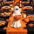 thumbnail image 7 of VAIFTILNO Halloween Decorations, 13.7in Outdoor Safe Ghost Figurine with Pumpkin Candy Bowl for Front Door, Porch, Outdoor Indoor Decor, 7 of 7