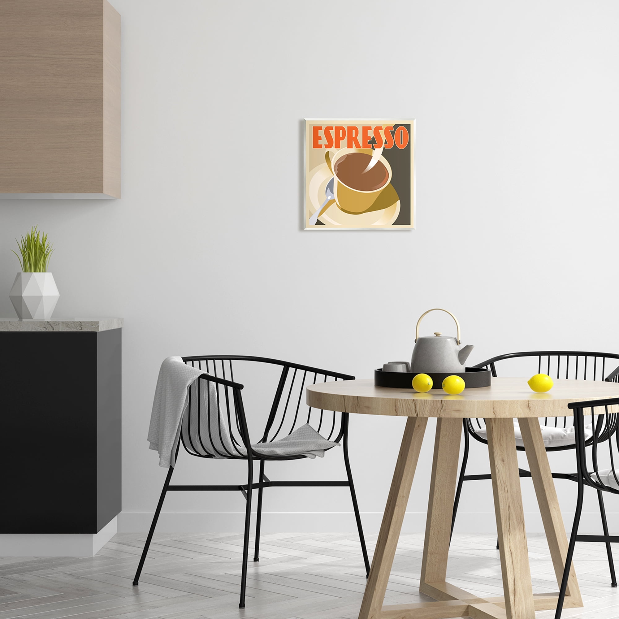 Stupell Industries Vintage Espresso Drink Food & Beverage Painting Unframed Art Print Wall Art, 12 x 12