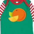 thumbnail image 4 of Inktastic Orange Fruit Boys or Girls Long Sleeve Baby Bodysuit, 4 of 5