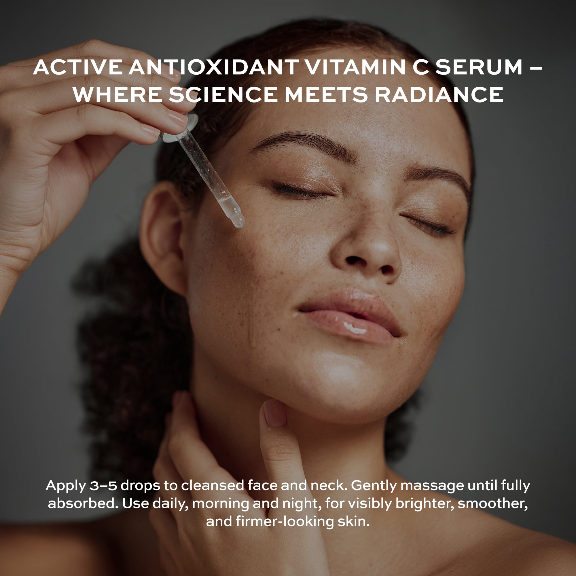 ARIANNA-SKINCARE Active Antioxidant Vitamin C Face Serum Skin Brightening and Anti Aging Serums Salicylic Acid 100% Vegan Vit C Serum For Face