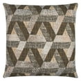thumbnail image 3 of Rizzy Home Decorative Poly Filled Throw Pillow Geometric 20"X20" Brown, 3 of 3