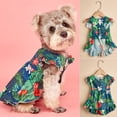 thumbnail image 3 of Puppy Skirt - Flower Pattern - Breathable Dog Vest - Pet Sleeveless Clothes - for Vacation, 3 of 8
