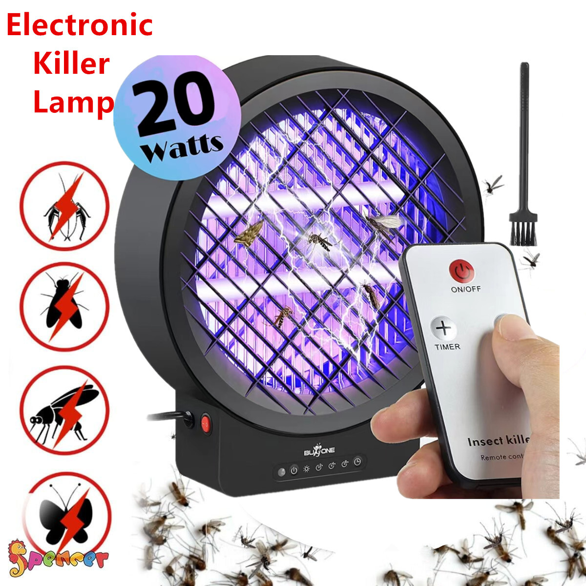 Generic Electric Bug Zapper, Powerful Insect Killer, Mosquito Zappers