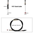 thumbnail image 3 of Maneta de embrague izquierda del manillar y cable de embrague 7/8 pulgadas 1PZ HB2-X, 3 of 7