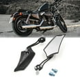 thumbnail image 2 of Unique Bargains 2Pcs Black Rearview Mirror for Motorcycle Motorbike, 2 of 6