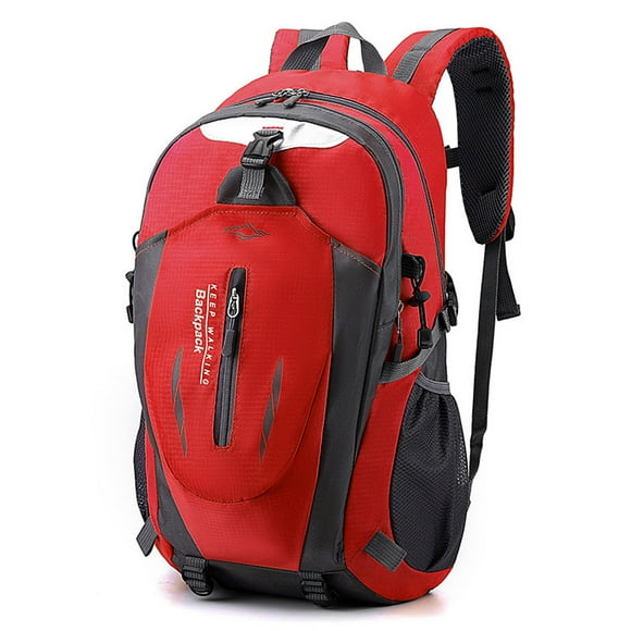Sac à Dos de Randonnée 40 L Imperméable Léger Plein Air Randonnée Randonnée Sac de Jour Sac à Dos de Voyage pour Hommes Femmes Rouge