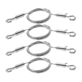 thumbnail image 2 of 8 Pcs Kit de Fil de Suspension Réglable 2M X 1.5mm - Corde en Acier Inoxydable Robuste, Supporte jusqu'à 60Lbs, 2 of 7