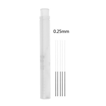 

5Pcs 3D Printer Nozzle Bendable Cleaning Needles Stainless Steel Drill Bit