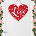 thumbnail image 6 of Teissuly Valentines Day Home Decorations Indoor Paper Material Heart Hanging Decorations Wall Valentines Decorations, 6 of 9