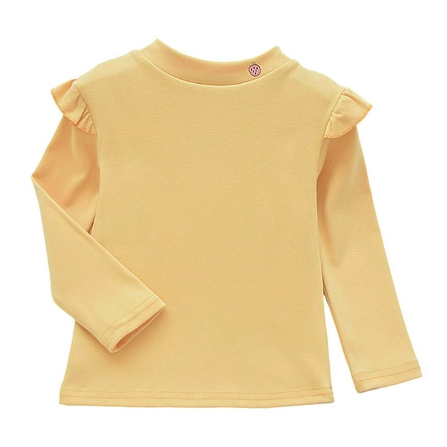 Chandails à Manches Longues pour Filles, Demi-Col Roulé, Hauts Thermiques, Décontractés, Doux, Basiques pour Filles, Intérieur, Chandails à Manches Longues pour Filles, Taille 5T