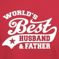 thumbnail image 3 of CafePress - World's Best Husband And Father Dark T Shirt - Men's Classic Graphic Cotton T-Shirt, 3 of 4