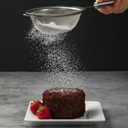 Prep Solutions 6 Inch Stainless Steel Mesh Strainer with Wide Brim