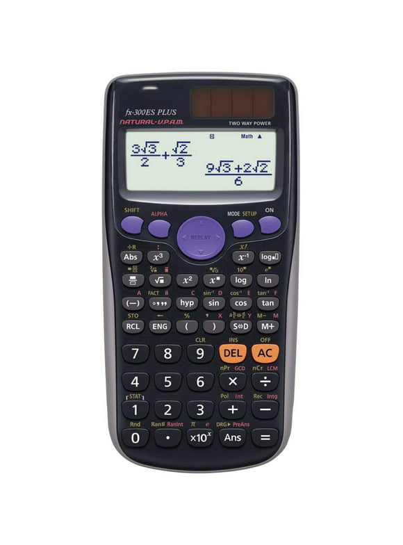 fx-300ES PLUS Scientific Calculator Black LCD Display Math Calculator for Student School College