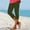 Green, variant on Drovellove Women's Plus Size High Waisted Capri Leggings – Slim Fit Cropped Joggers for Yoga & Active Casual Wear