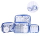 thumbnail image 2 of Neceser Transparente 4 Piezas （Diferentes Tamaños） Neceser de PVC para Avión Neceser de Maquillaje Impermeable Neceser de Cosméticos Set de Viaje Transparente Neceser para Hombres, Mujeres, Niños,, 2 of 8