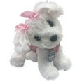 thumbnail image 2 of Girls White Plush Puppy Purse Hand Bag Handbag Stuffed Animal, 2 of 2
