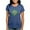 Heather Blue, variant on - Tribal Turtle Green Women's Deluxe T Shirt - Womens Tri-blend T-Shirt