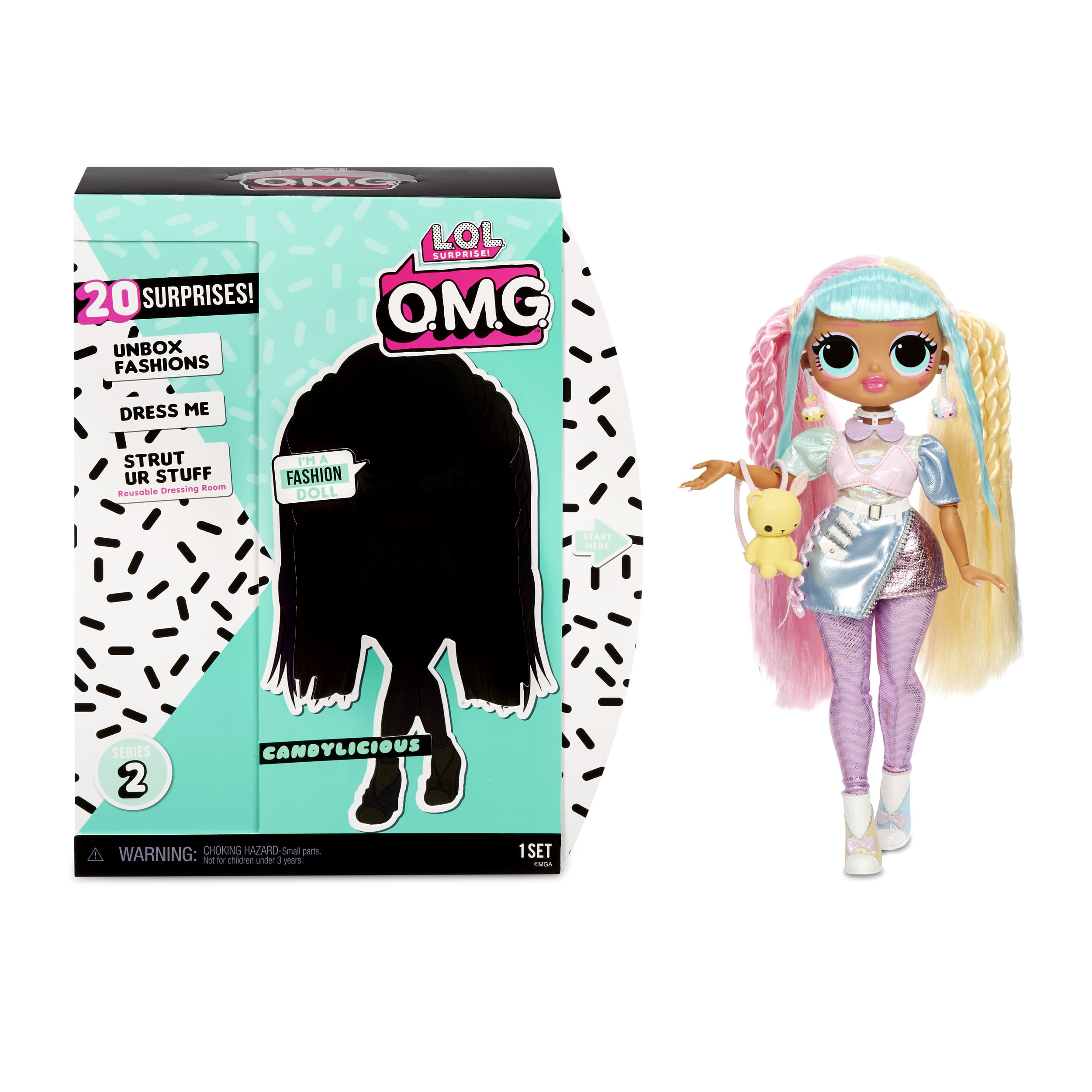 LOL Surprise OMG Candylicious Fashion Doll With 20 Surprises