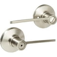 thumbnail image 2 of Kwikset 300LRL 15 CP V1 Satin Nickel Ladera Privacy Lever, 2 of 5