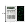 thumbnail image 3 of CASAFUN Handwriting Multifunctional 12 Digit Scentifc Calculator with LCD Display and LCD Writing Tablet,back to School Supplies for Kids,Desktop Calculator for Home,Office,School, 3 of 7