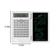 thumbnail image 3 of Calculadora electrónica Pisexur para hombres, calculadora científica con pantalla LCD de 12 dígitos y doble línea, calculadora multifuncional para oficina, aprendizaje, escritura a mano en casa, elec, 3 of 7