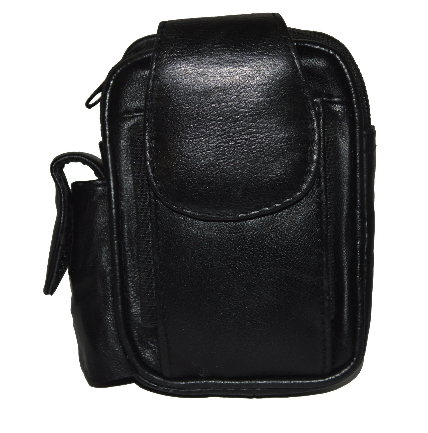 Cigratte Case Holder with Cell Phone Pocket Genuine Leather by Leatherboss